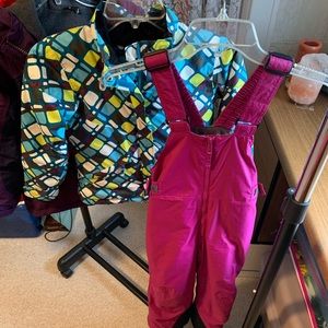 Ski jacket and bib ski pants